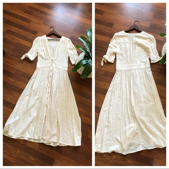 Free People Love of My Life Midi dress pale pink - Picture 4 of 4